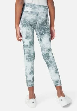 Adjmi Collection X By Justice Marble-Print Crop Leggings Bottoms