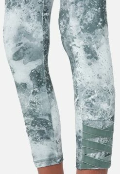Adjmi Collection X By Justice Marble-Print Crop Leggings Bottoms