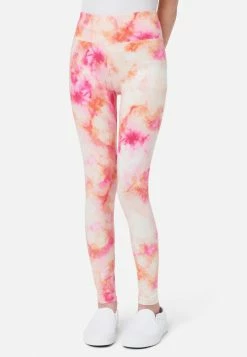 Adjmi Bottoms Tie-Dye Full-Length Leggings