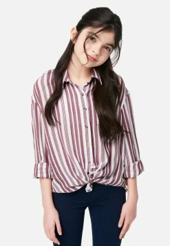 Adjmi Striped Button-Up Top