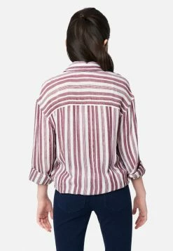 Adjmi Striped Button-Up Top