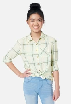 Adjmi Tops Perfect Plaid Button-Up Top