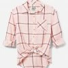 Adjmi Perfect Plaid Button-Up Top