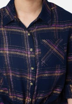 Adjmi Perfect Plaid Button-Up Top