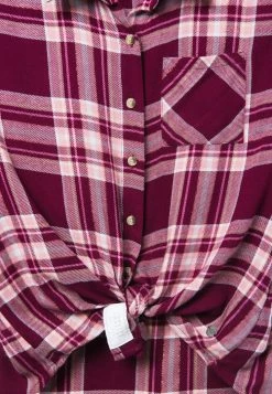 Adjmi Perfect Plaid Button-Up Top Tops