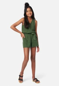Adjmi Belted Zip-Front Romper
