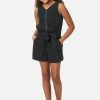 Adjmi Belted Zip-Front Romper
