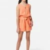 Adjmi Dresses & Jumpsuits Belted Zip-Front Romper