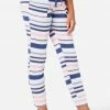 Komar Plus Sizes Striped Jogger Pajama Pants