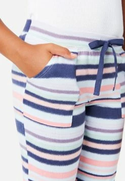 Komar Plus Sizes Striped Jogger Pajama Pants 9 Komar Plus Sizes Striped Jogger Pajama Pants