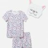 Komar Patterned Shorts Pajama Set