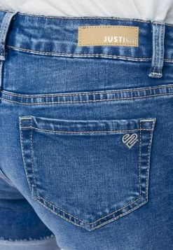 Adjmi Cuffed Midi Denim Shorts Bottoms