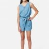 Adjmi Dresses & Jumpsuits Belted Zip-Front Romper