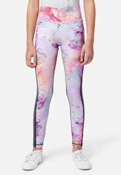 Adjmi Collection X By Justice Pattern Full-Length Leggings Bottoms
