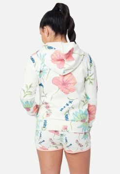 Adjmi Patterned Zip-Up Hoodie