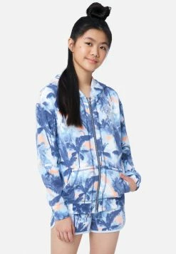 Adjmi Patterned Zip-Up Hoodie