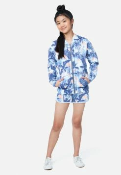 Adjmi Patterned Zip-Up Hoodie