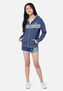 Adjmi Tops Patterned Zip-Up Hoodie 9 Adjmi Tops Patterned Zip-Up Hoodie