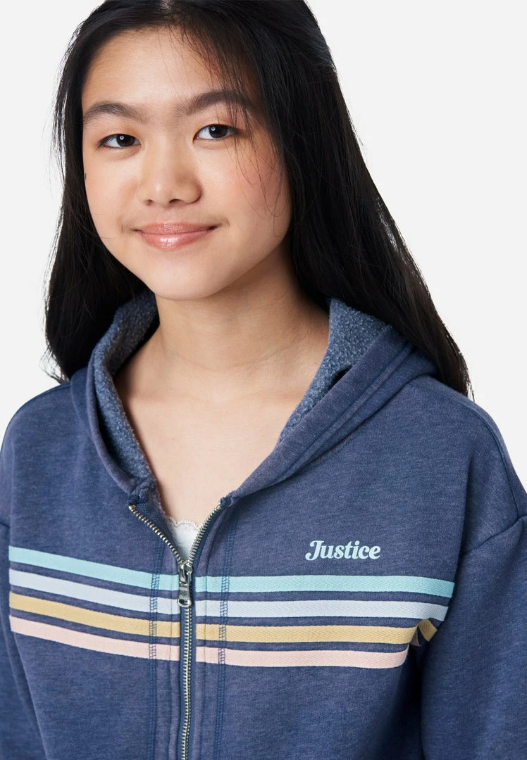 Adjmi Tops Patterned Zip-Up Hoodie 6 Adjmi Tops Patterned Zip-Up Hoodie