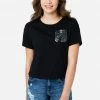 Adjmi Sequin-Accent Crewneck Tee 1 Adjmi Sequin-Accent Crewneck Tee