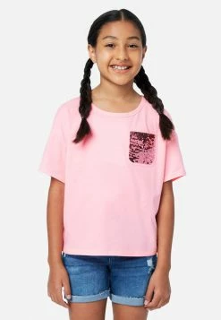 Adjmi Tops Sequin-Accent Crewneck Tee