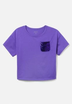 Adjmi Tops Sequin-Accent Crewneck Tee