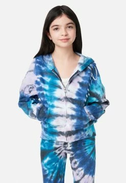 Adjmi Tie-Dye Zip-Up Hoodie