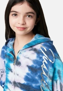 Adjmi Tie-Dye Zip-Up Hoodie