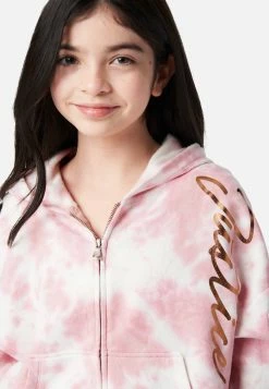 Adjmi Tie-Dye Zip-Up Hoodie