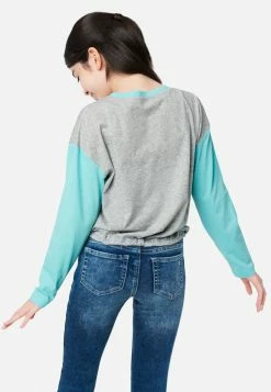 Adjmi Graphic Raglan Top Tops