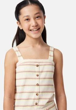 Adjmi Striped Blouson Jumpsuit