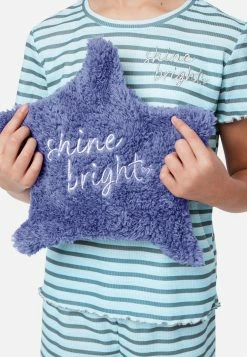 Komar Striped Shorts Pajama Set