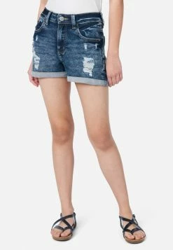 Adjmi Bottoms Mini Mom Denim Shorts