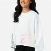 Adjmi J Sport Graphic Oversized Sweatshirt Tops