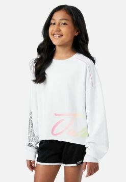 Adjmi J Sport Graphic Oversized Sweatshirt Tops