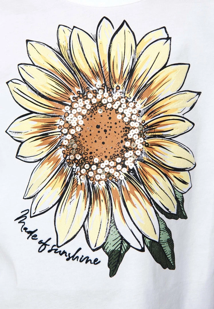 Adjmi Tops Graphic Scoop-Neck Tee 5 Adjmi Tops Graphic Scoop-Neck Tee