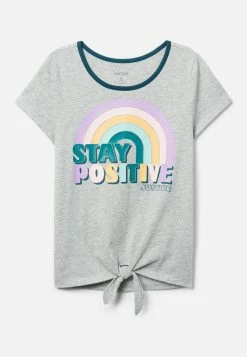 Adjmi Graphic Tie-Front Tee Tops