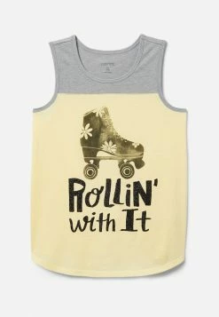 Adjmi Tops Color Block Scoop Neck Tank