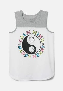 Adjmi Color Block Scoop Neck Tank Tops