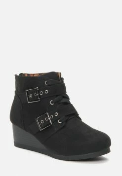 Adjmi Bags & Accessories Buckle Wedge Bootie