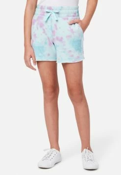 Adjmi Bottoms Patterned French Terry Midi Jogger Shorts