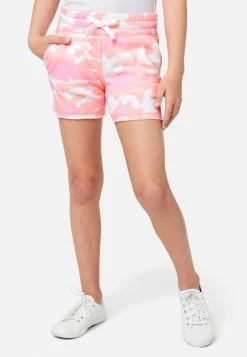 Adjmi Patterned French Terry Midi Jogger Shorts Bottoms