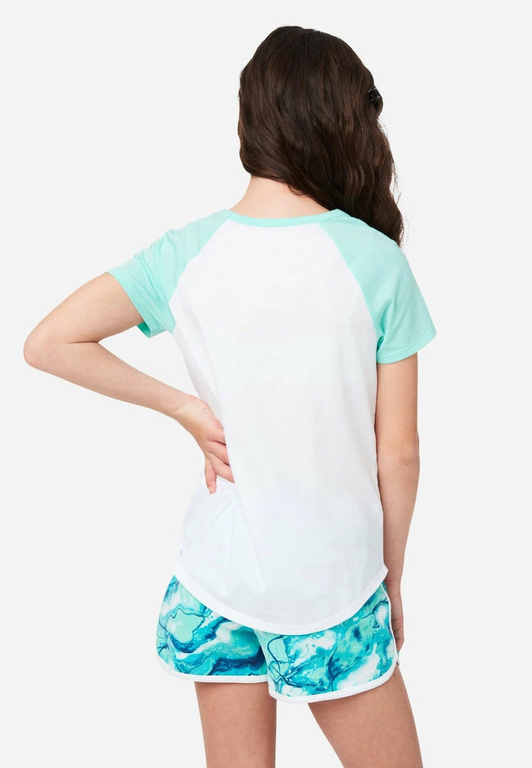 Adjmi Graphic Raglan Tee Tops 4 Adjmi Graphic Raglan Tee Tops