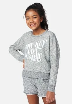 Adjmi Tops Graphic Scoop-Neck Sweatshirt