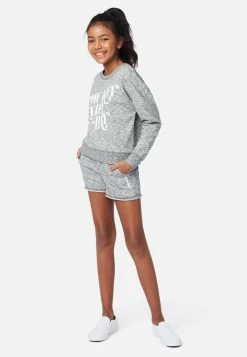 Adjmi Tops Graphic Scoop-Neck Sweatshirt