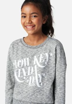 Adjmi Tops Graphic Scoop-Neck Sweatshirt