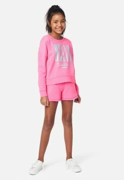 Adjmi Graphic Scoop-Neck Sweatshirt Tops