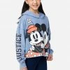 Adjmi Disney® Minnie & Mickey Graphic Crop Hoodie Tops