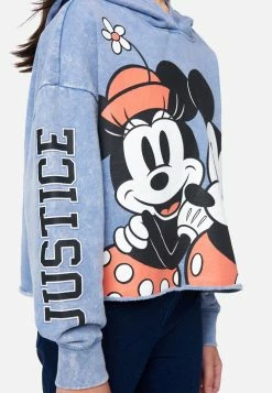 Adjmi Disney® Minnie & Mickey Graphic Crop Hoodie Tops