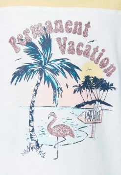 Adjmi Ribbed Color Block Scoop Neck Tank Tops